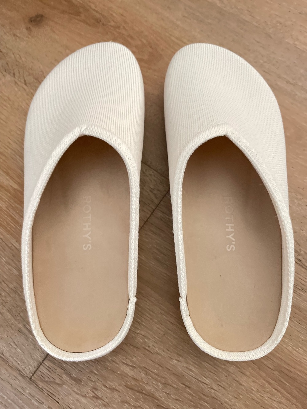 Rothy’s casual clog Jasmine cream size 9 hemp - Picture 4 of 13